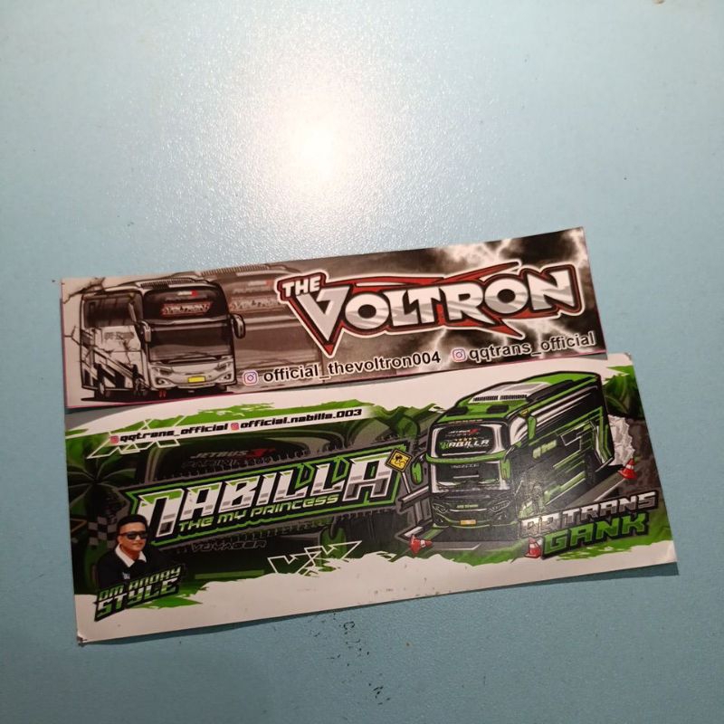 

Stiker Bus QQTRANS TheVoltron , Nabilla