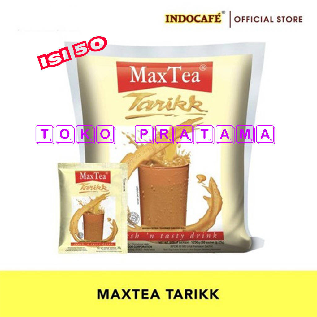 

MAX TEA TEH TARIK 25g 1 bag isi 3rcg = 30 sachet