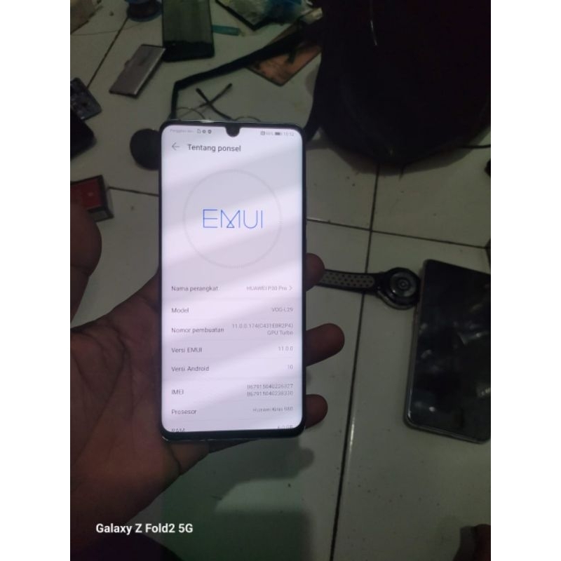 lcd copotan huawei p30 pro no minus