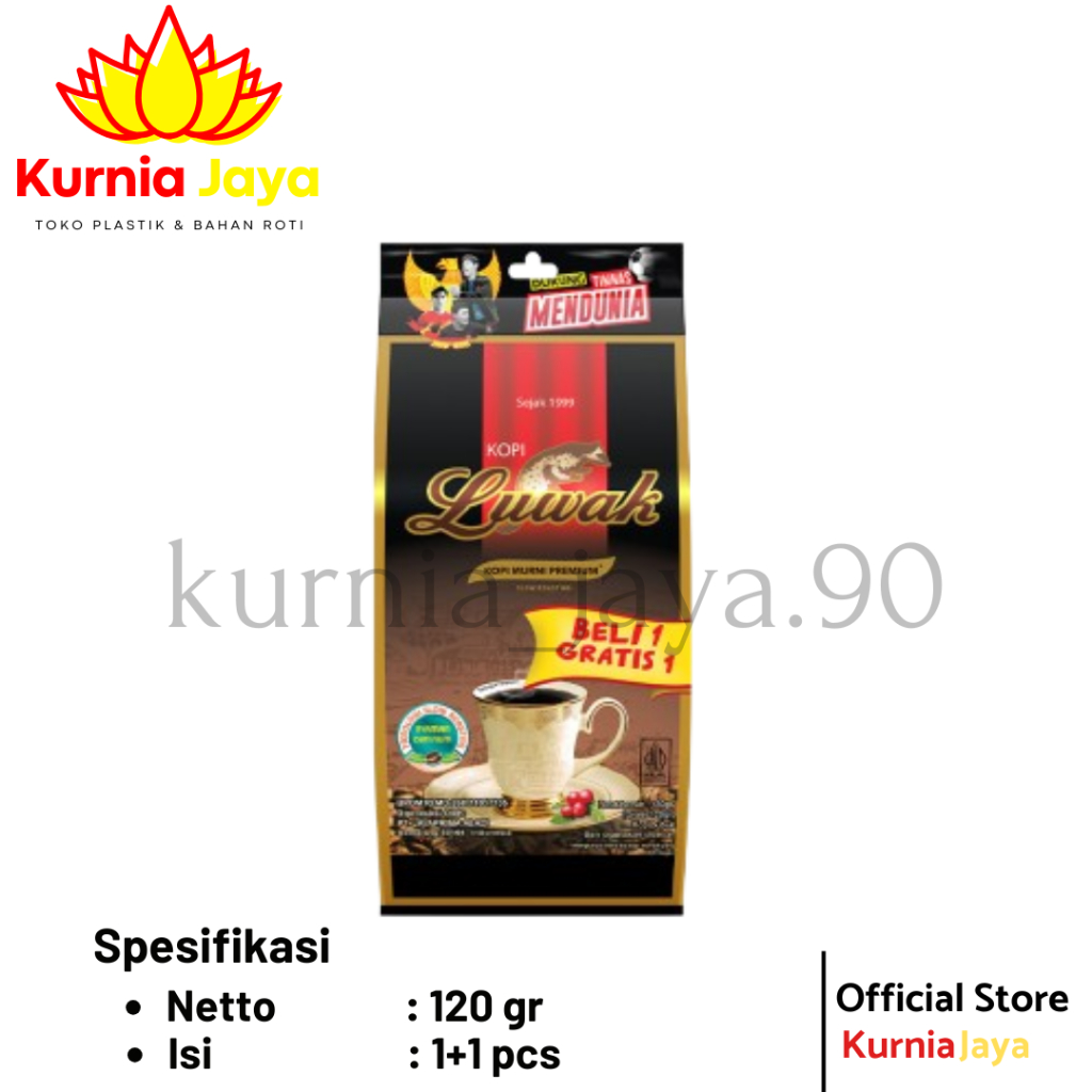 

[ LUWAK ] Kopi Murni Premium 120gr