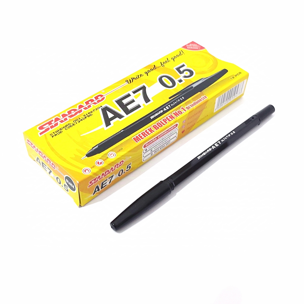 

Bolpen Pulpen Bolpoin Standard AE7