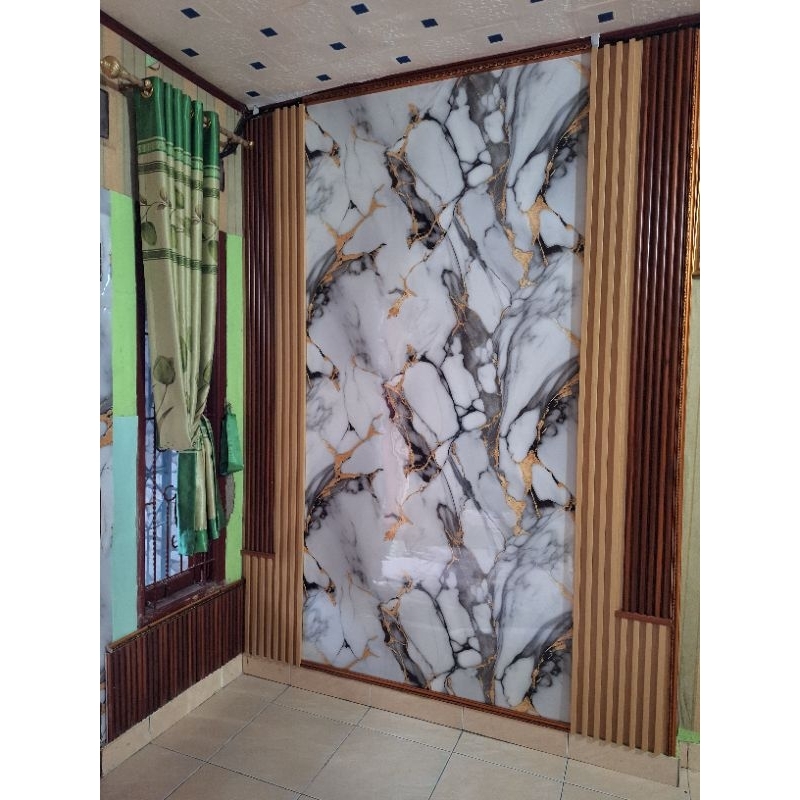 walpaper dinding vinyl marmer
