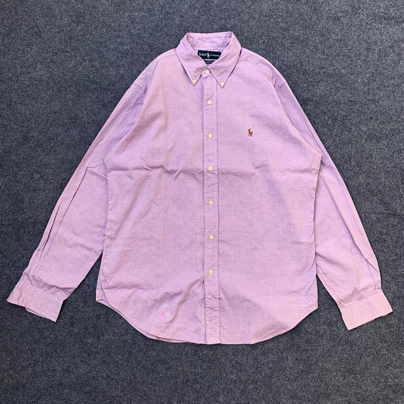 Kemeja Polo Ralph Lauren Classic Fit Purple