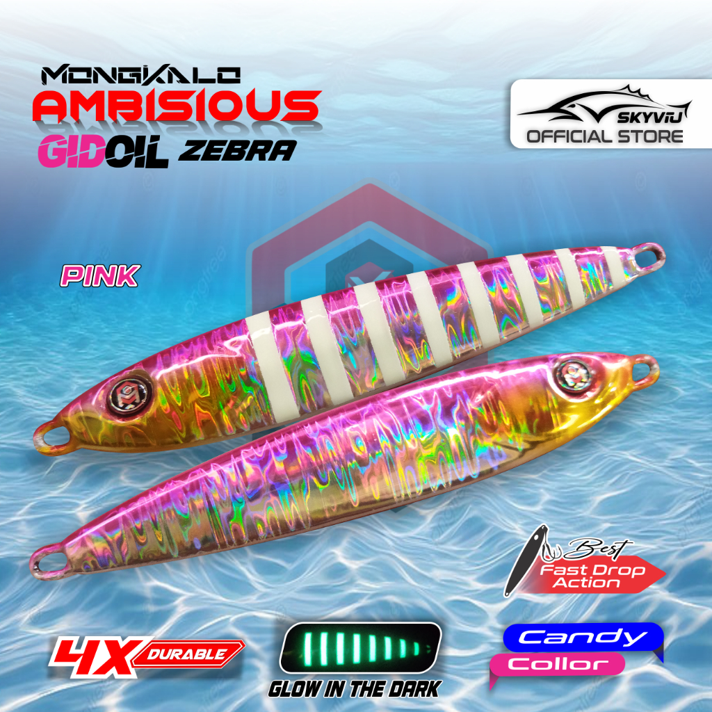 Mongkalo Ambisious Minyak GID-Zebra noMotif Candy 40 Pink