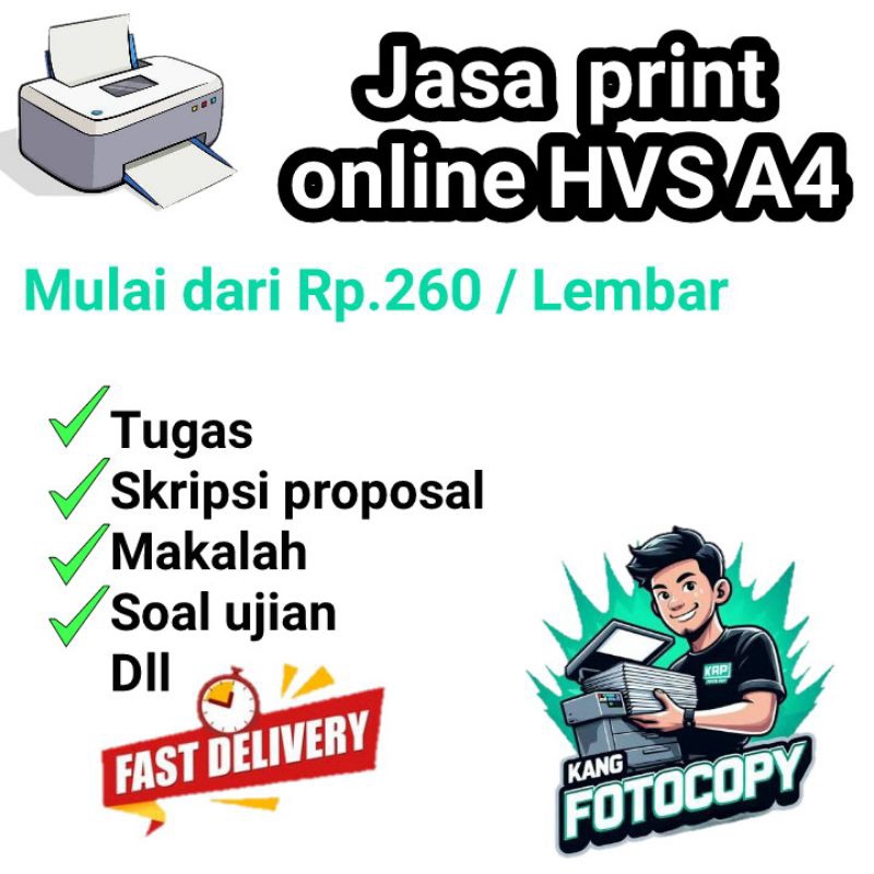 

Jasa print online HVS A4