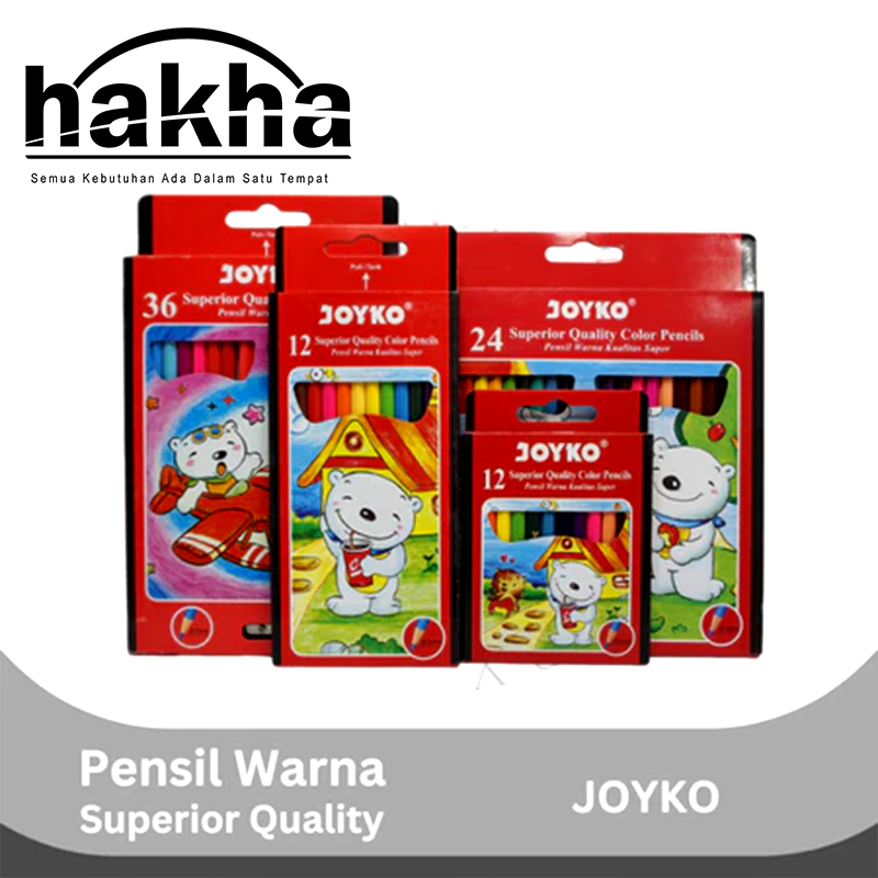 

Pensil Warna Joyko 12S 12P 24 36 Warna 1 Set