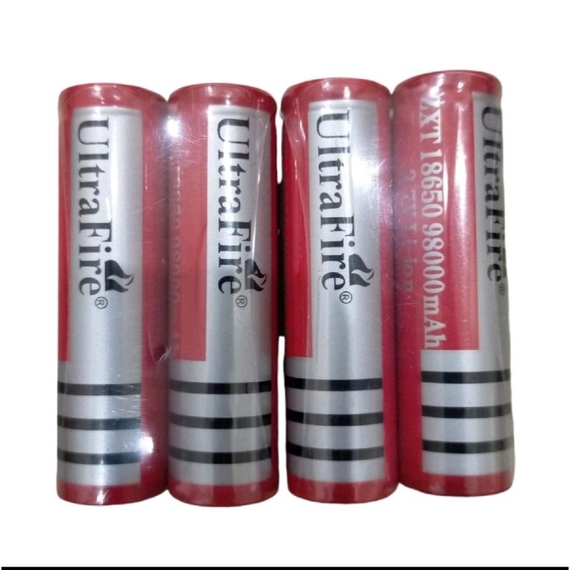 BATERAI ULTRAFIRE - BATRE CHARGE - BATRE 18650 BATTERY