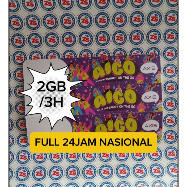 Voucher Axis 2Gb 3 hari