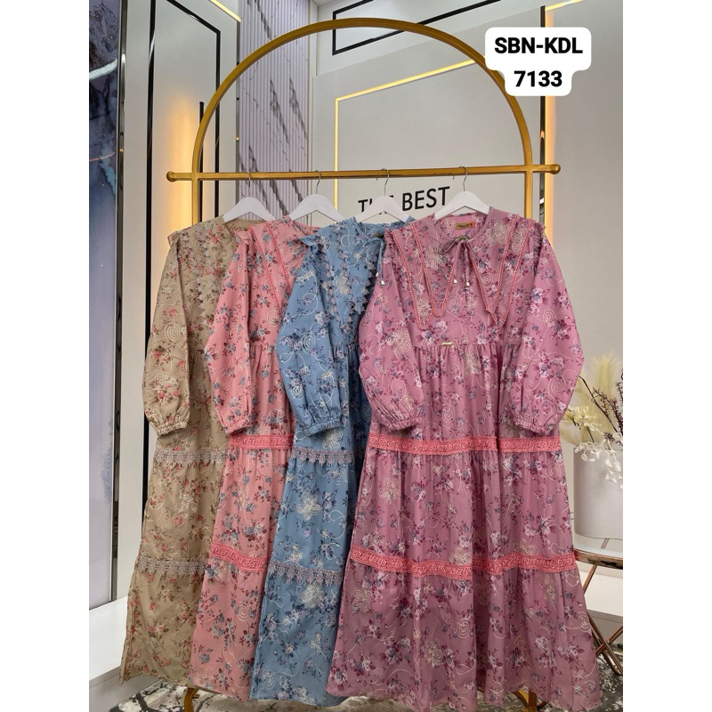 MIDI DRESS NAJWA / MIDI DRESS WANiTA CANTIK / MIDi DRESS KEKINIAN