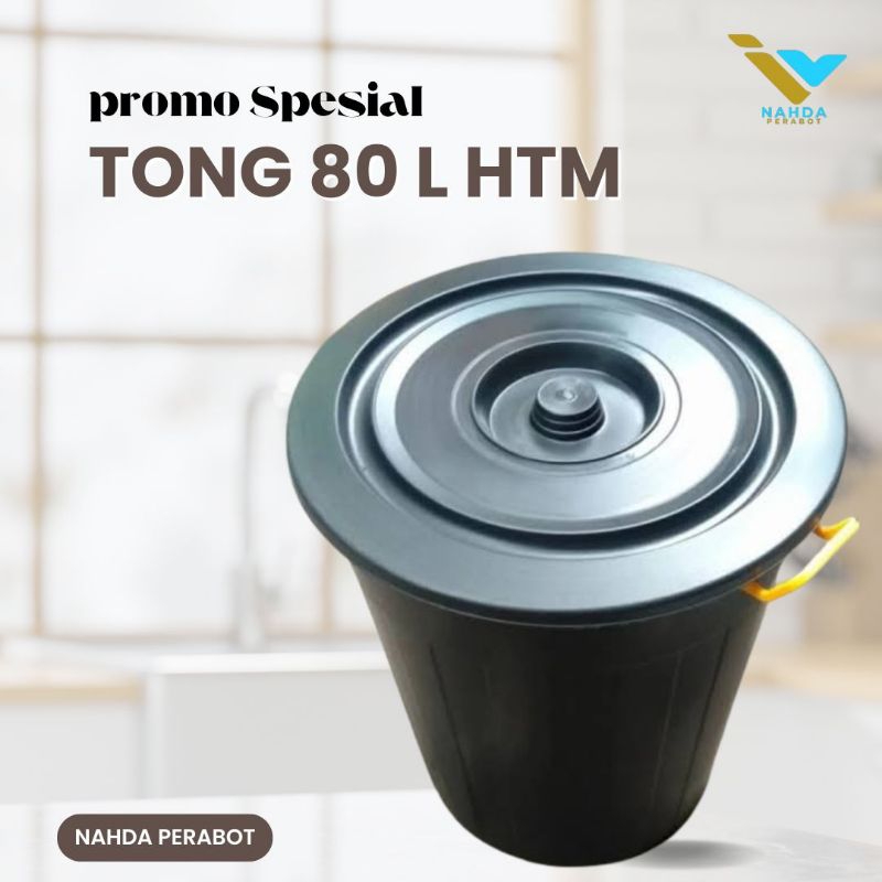Tong 80 Liter Hitam