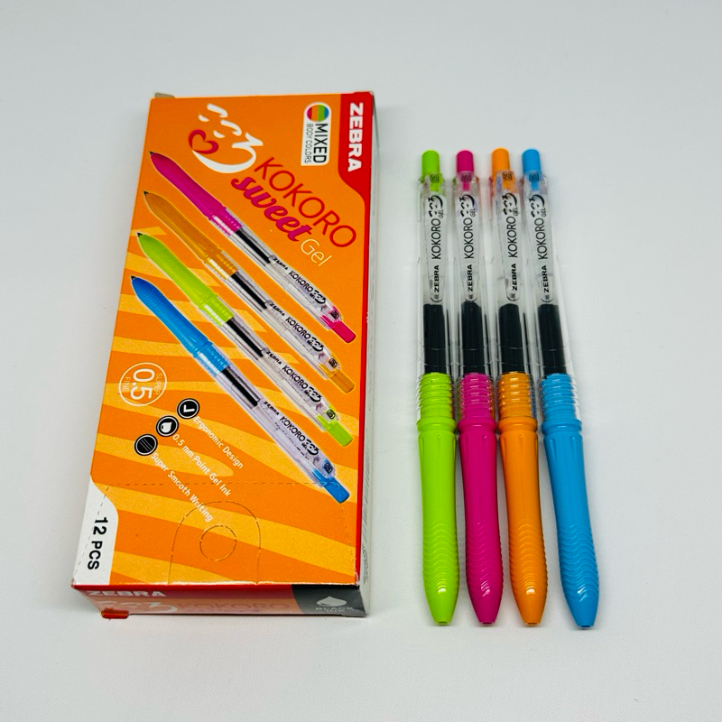 

Pulpen/Pen Hitam Zebra Kokoro Sweet Gel 0.5mm