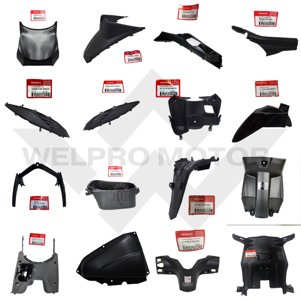 Paket Body Kasar Honda Vario 110 FI Injeksi eSP Starter Berisik Kasar Starter Halus 100% Original AH