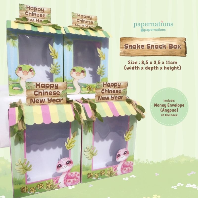 

Snake Snack Box Angpao Imlek 2025