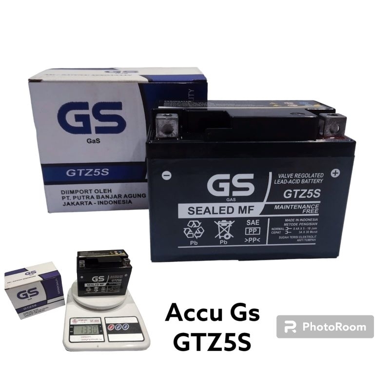 Aki full kering Gtz5s / aki beat