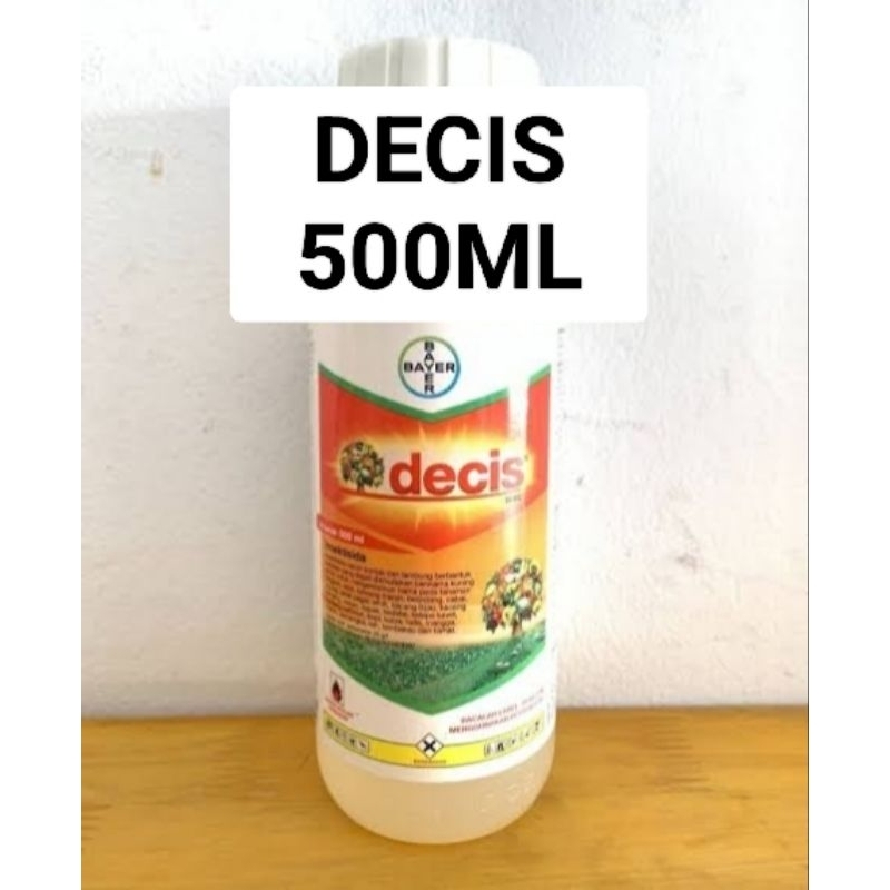 INSEKTISIDA DECIS 500ML / DECIS 25 EC PESTISIDA PEMBASMI HAMA Pada TUMBUHAN / decis 250ml / decis in