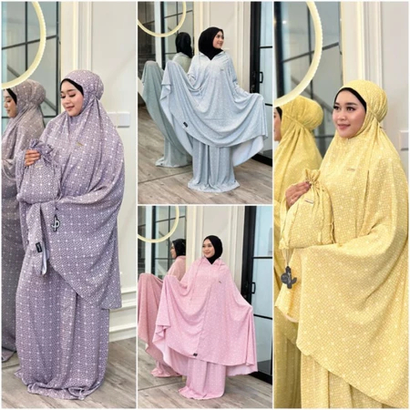 JOURNEY SCARVES - Mukena Aluna Mukenah Wanita Polos Premium