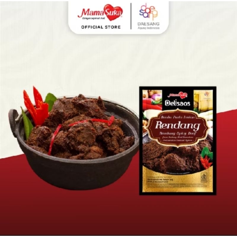 

MamaSuka - Bumbu Pasta Rendang Padang 50 gr