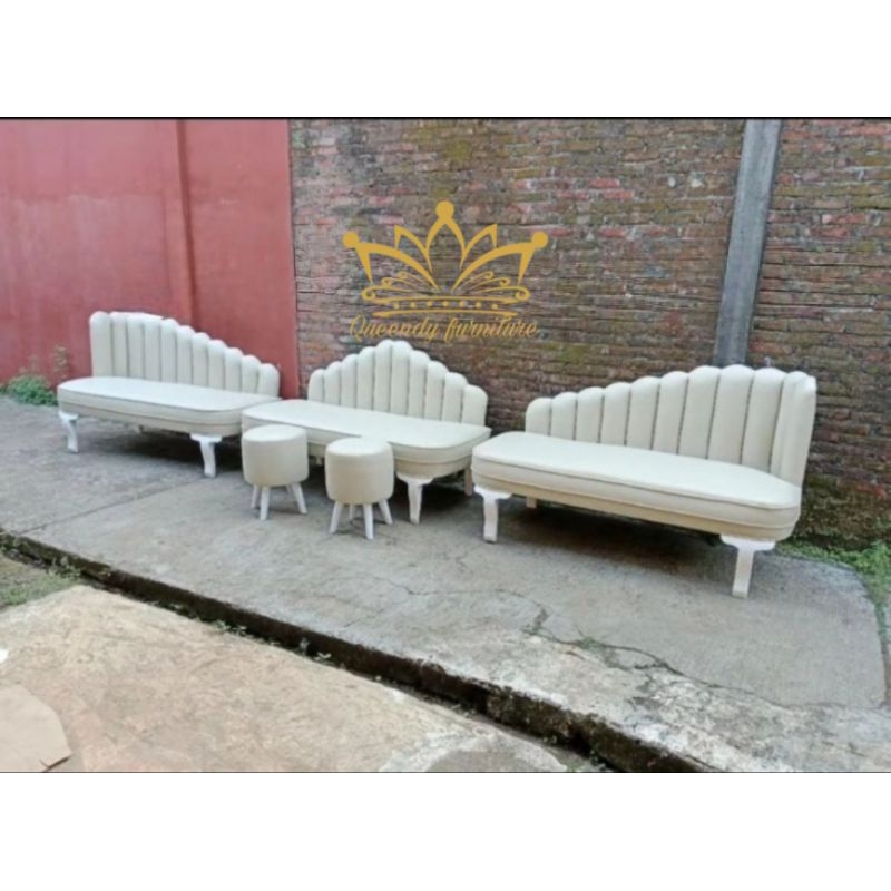 set kursi pelaminan miring