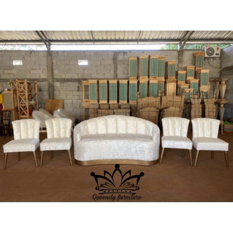 set kursi pelaminan minimalis / sofa pelaminan modern