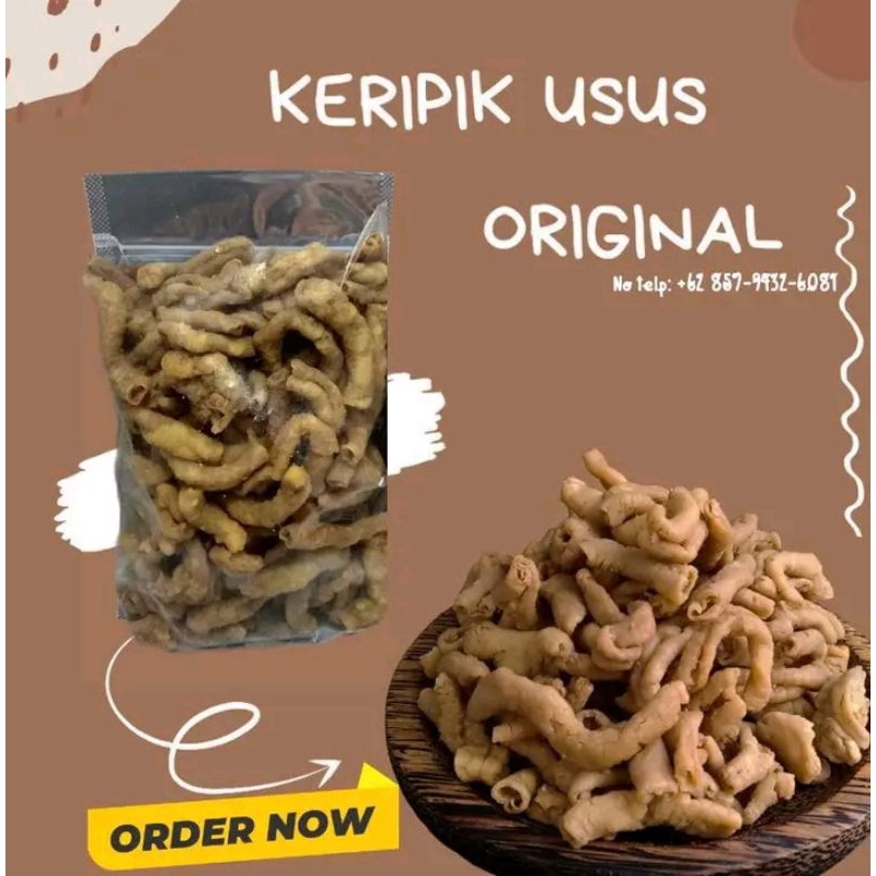 

keripik usus original