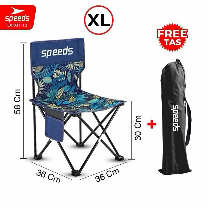 KURSI LIPAT SPEEDS UKURAN XL SAMARINDA