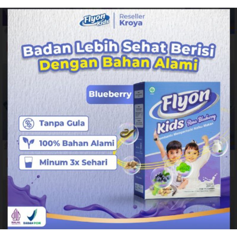 

Susu Flyon Kids Susu Penggemuk Badan Dan Penambah Nafsu Makan Original Vitamin Penggemuk Badan Herbal