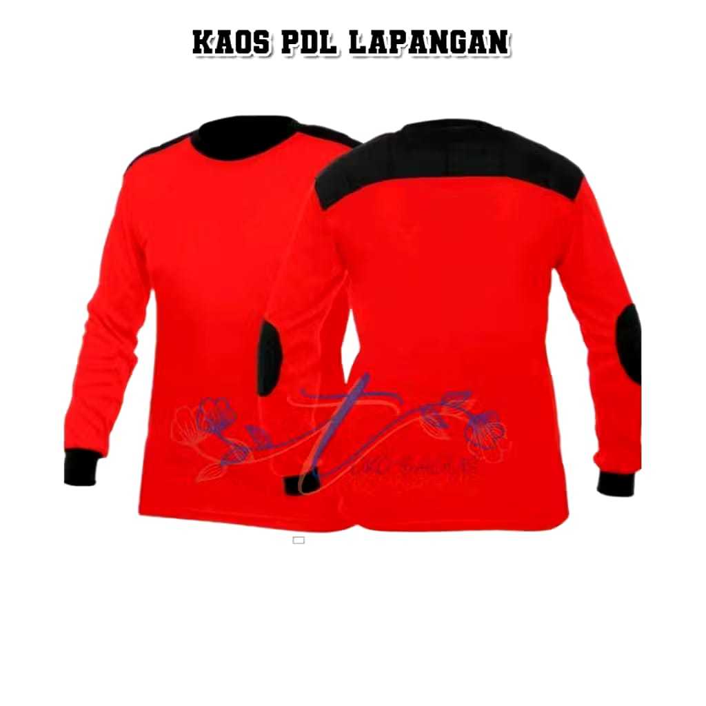 KAOS POLOS LENGAN PANJANG MERAH BAJU POLOS MERAH