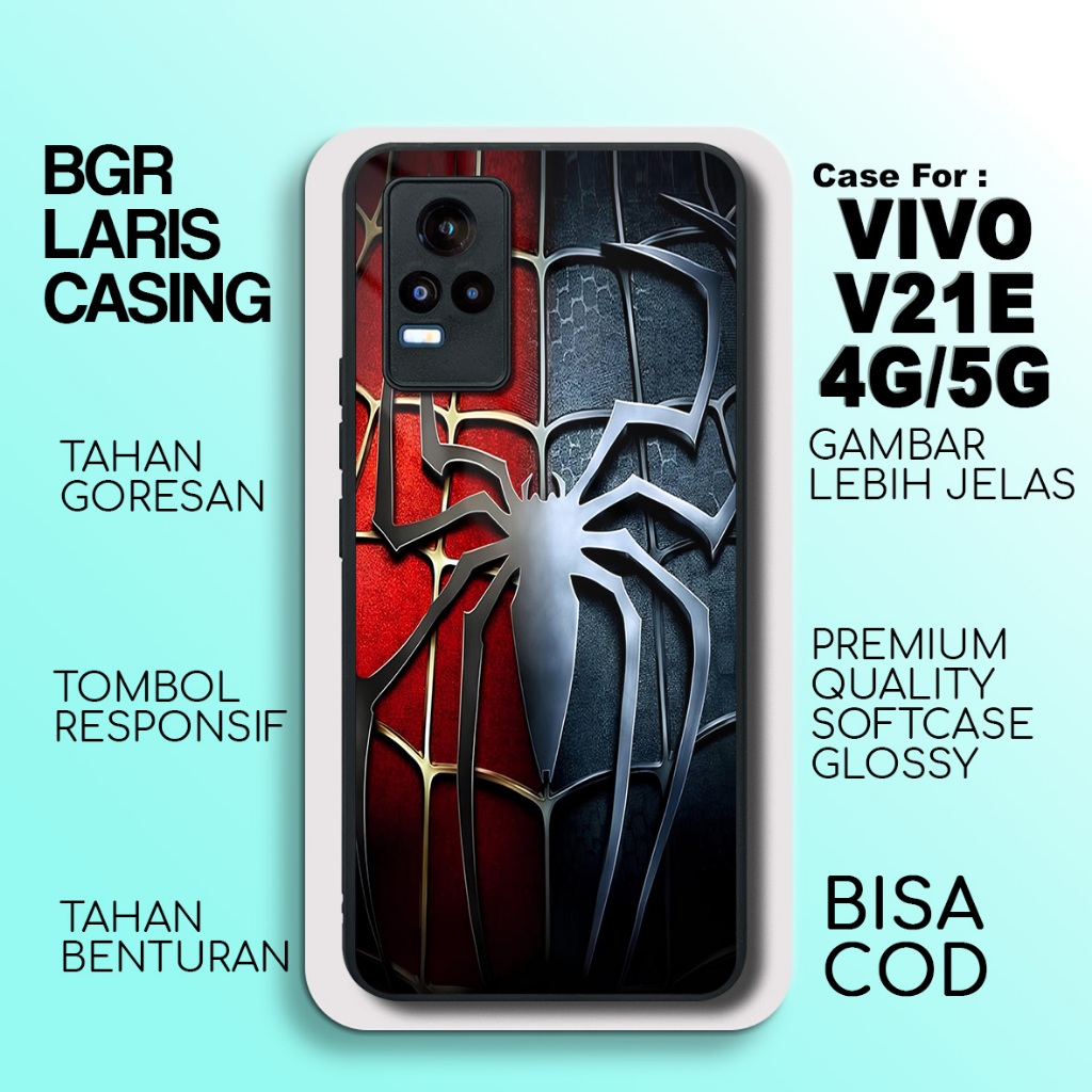 Case Vivo V21E 4G Terbaru Spider Casing Vivo V21E 5G Termurah Hardcase Softcase Glossy Terlaris