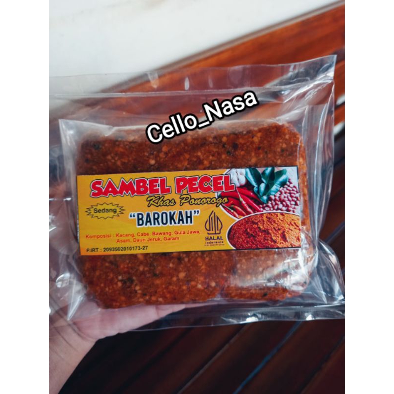 

sambal pecel khas ponorogo /sambal kacang / sambal pedas /khas ponorgo