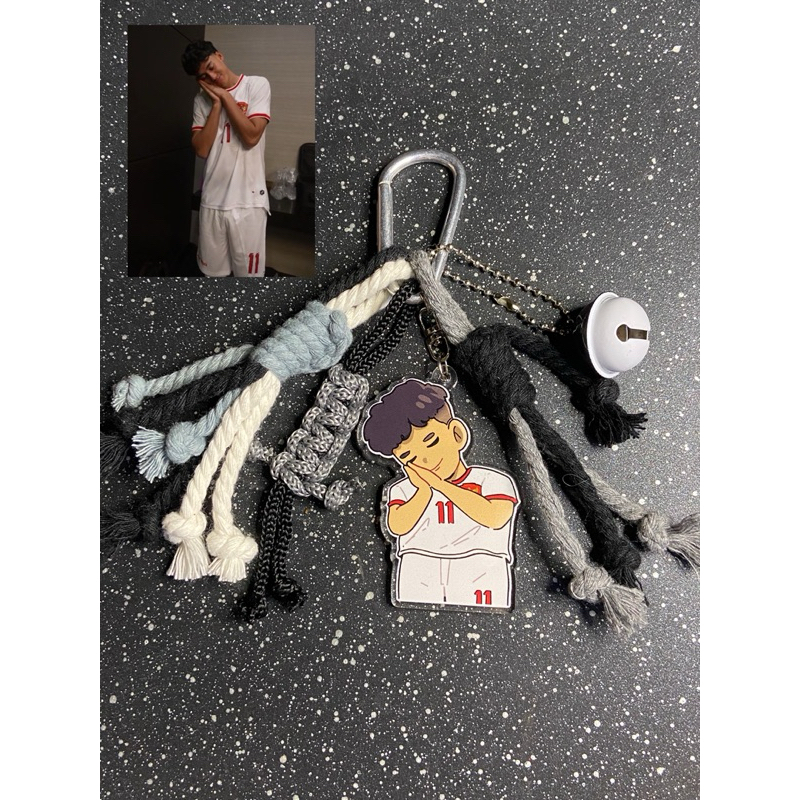 Keychain Chibi Timnas Senior /Keychain Chibi Timnas Indonesia / Gantungan Kunci Timnas Indonesia/Chi