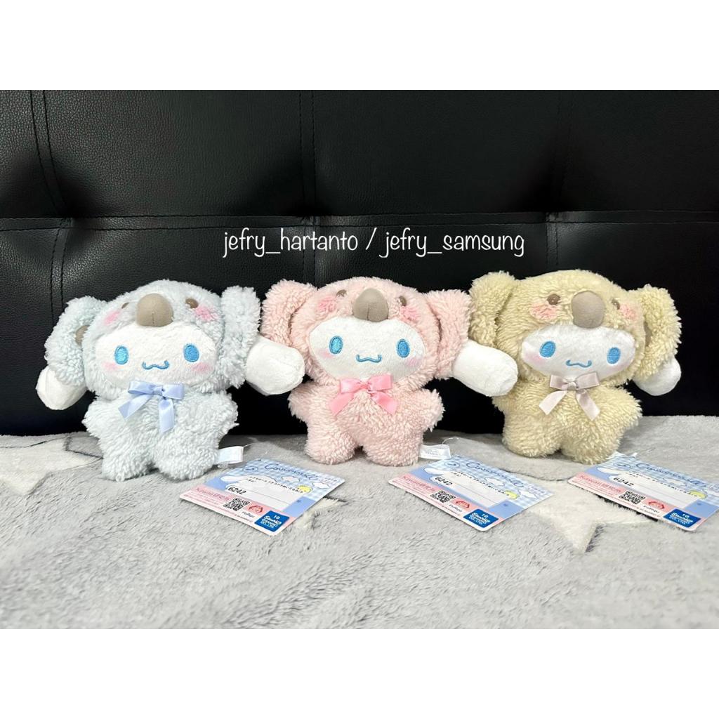 Boneka Cinnamoroll Latte Koala Plush Original Sanrio Jepang Furyu Toreba Kawaii Cinnamonroll Kuromi
