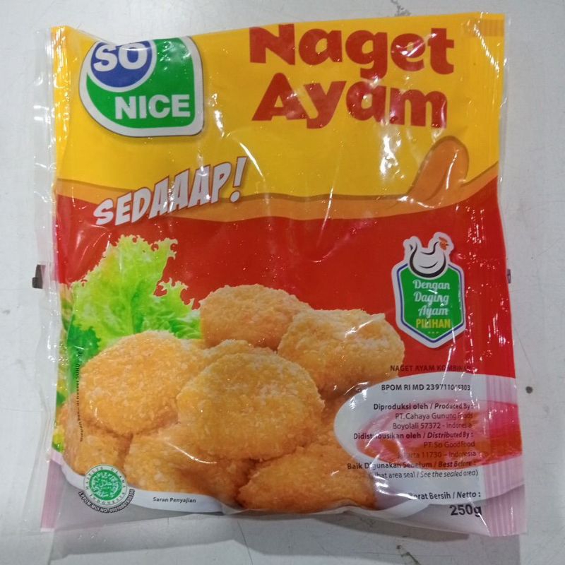 

NAGET SO NICE 250GR
