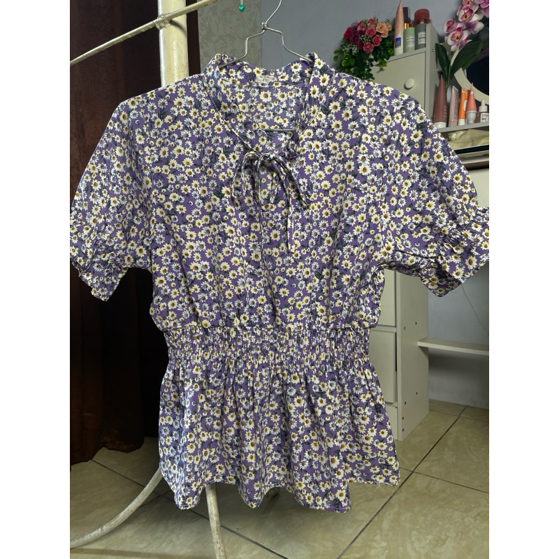Korean Blouse | Floral Blouse | Preloved