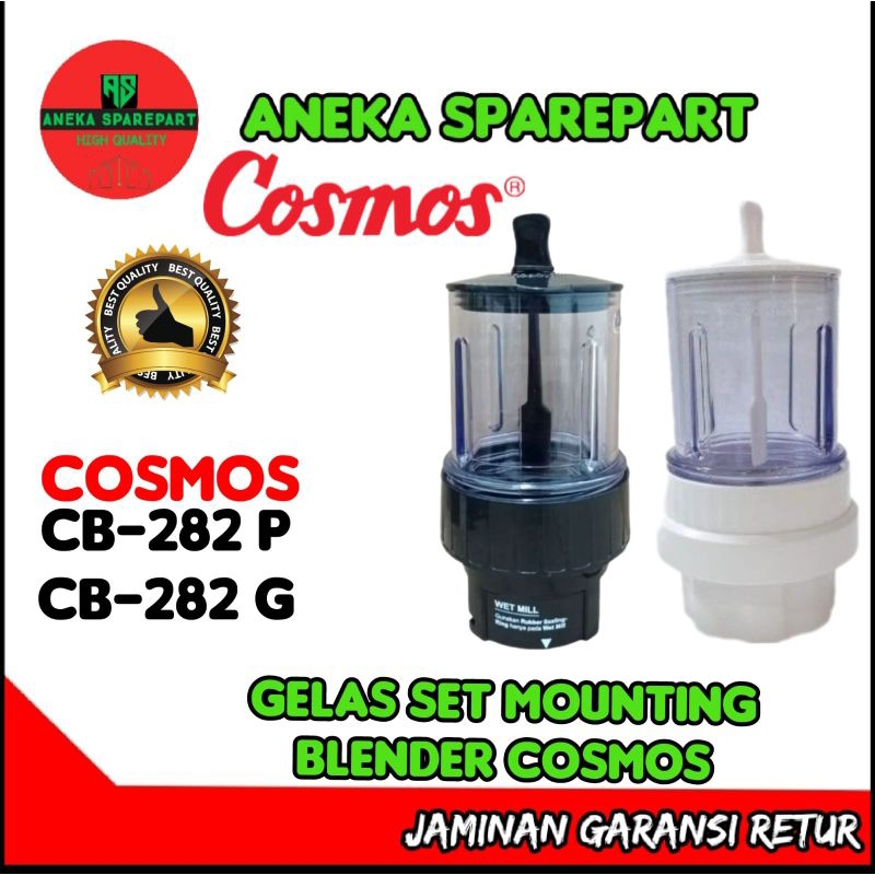 cosmos mounting pisau+gelas bumbu basah blender cosmos cb-282 p cb-282 g