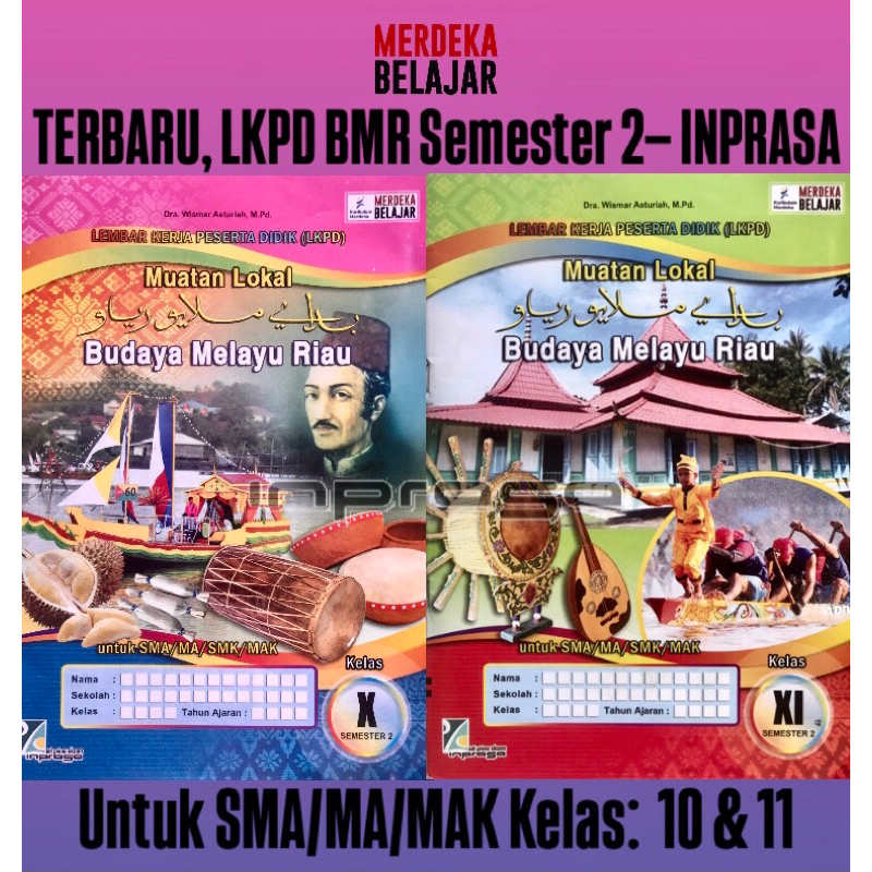 LKS/LKPD BMR Inprasa Kelas 10 & 11 Semester 2 | LKS BMR Pindai Barcode Kurikulum Merdeka Belajar