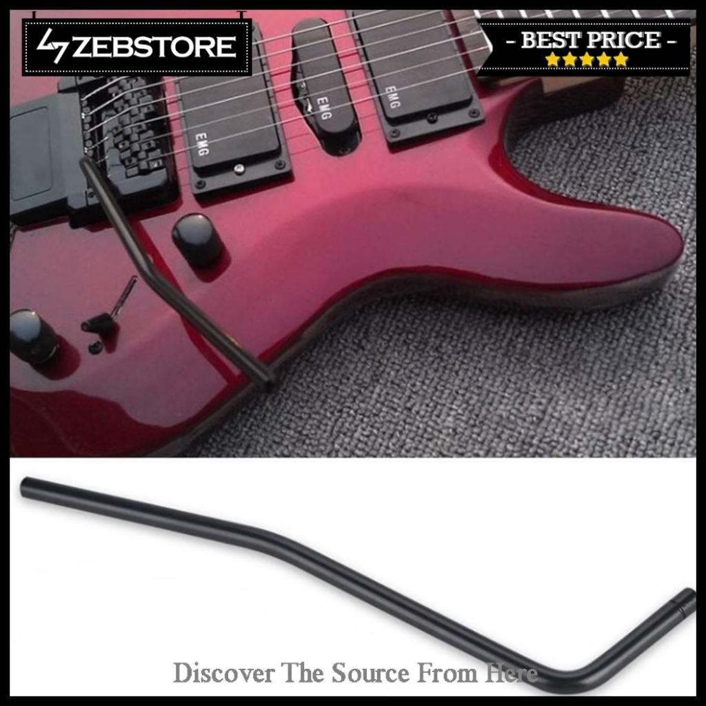 Handle Tremolo Whammy Arm Gitar Headless 6 String 6 mm Black