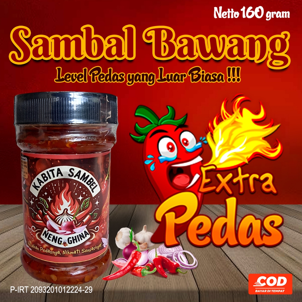 

EXTRA Pedas Sambal Bawang Goreng | Kabita Sambel Neng Ghina