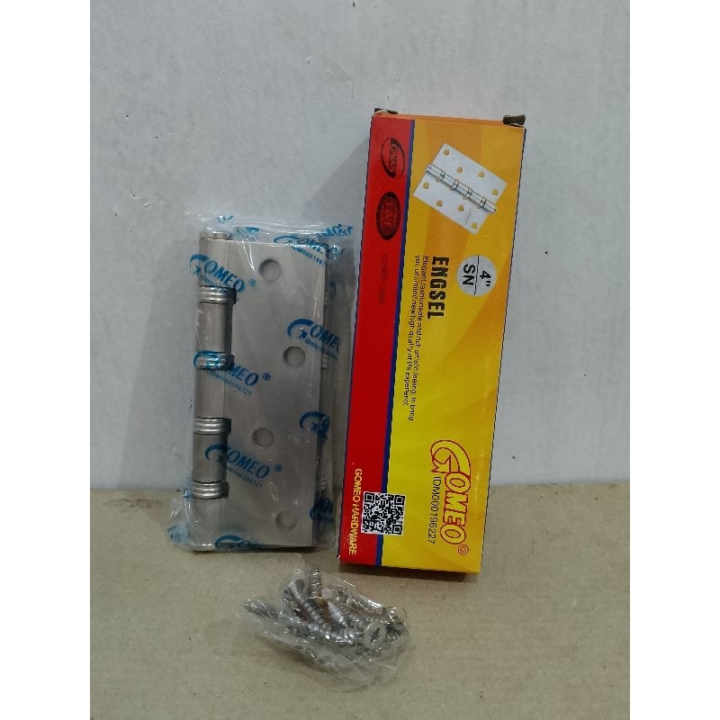 Engsel Pintu/Jendela GOMEO 4" SN/Engsel GOMEO