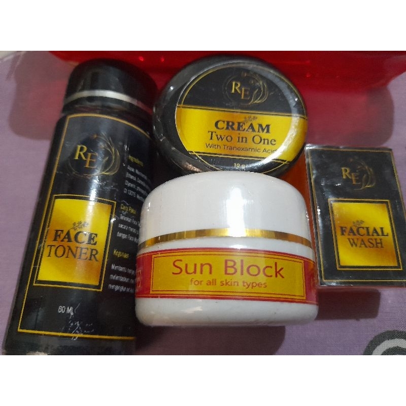 PAKET KOMPLIT RE GLOW SUNBLOCK RATU ENTOK (BISA COD)