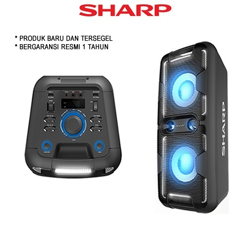 Sharp LED Bluetooth Dual USB FM Karaoke Party Speaker System PS-930 KHUSUS BATAM