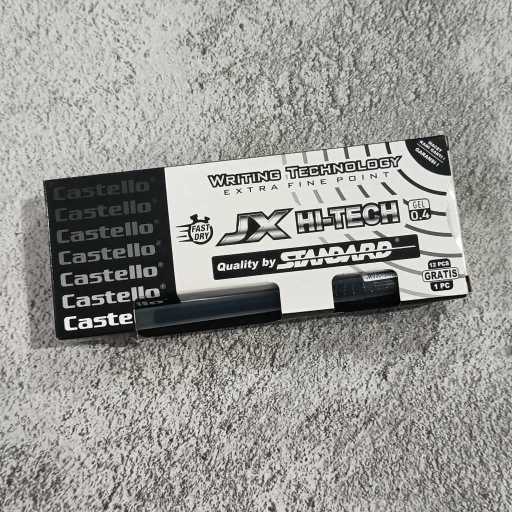 

PULPEN HI TECH CASTELLO BY STANDARD | PULPEN HI-TECH MURAH (isi 12+1 pcs)