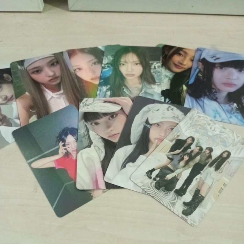 photocard unofficial new jeans  || photocard new jeans Hanni || minji || danielle ||