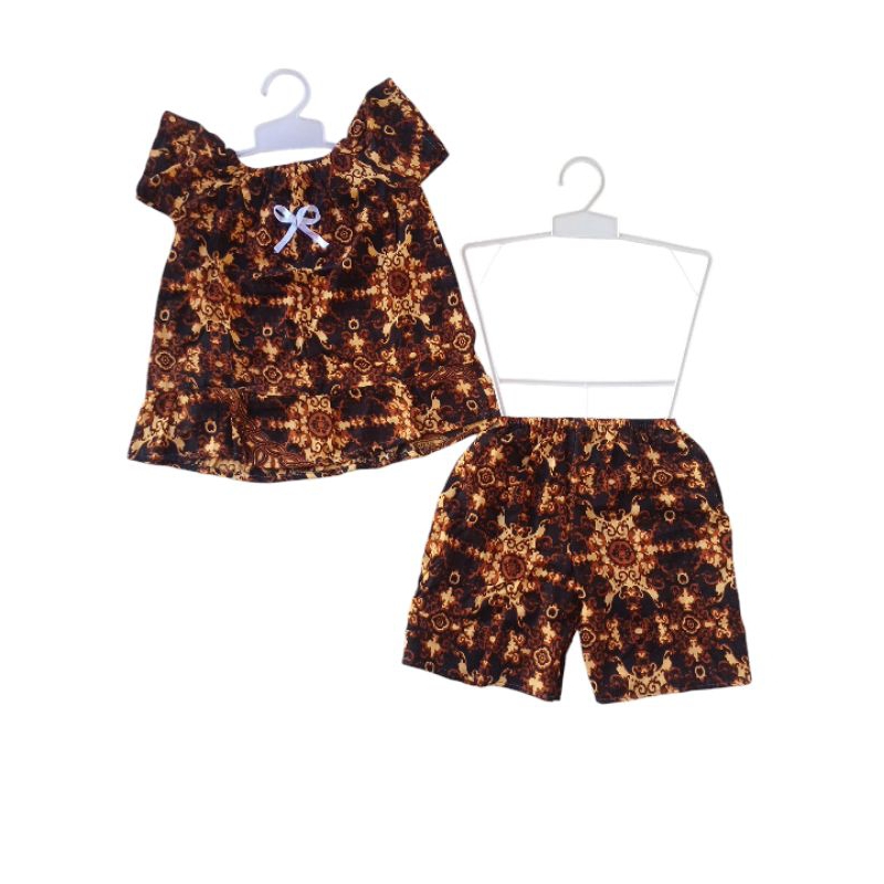 Set Anak Beby Doll/Baju Tidur Anak/Pakaian Harian Anak/Set Anak Rayyon