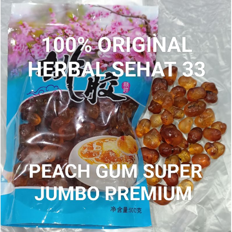 

peach gum super jumbo besar 500g