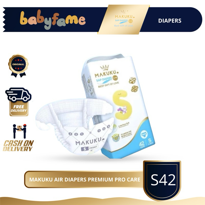 MAKUKU PREMIUM PRO CARE | S42 | DIAPERS