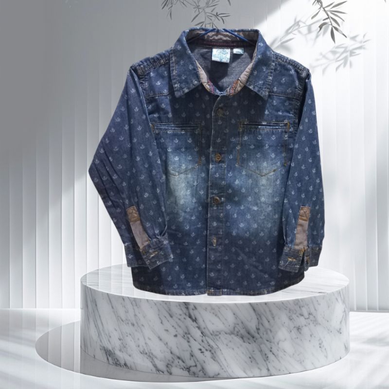 Preloved Kemeja Denim Looney Tunes Anak