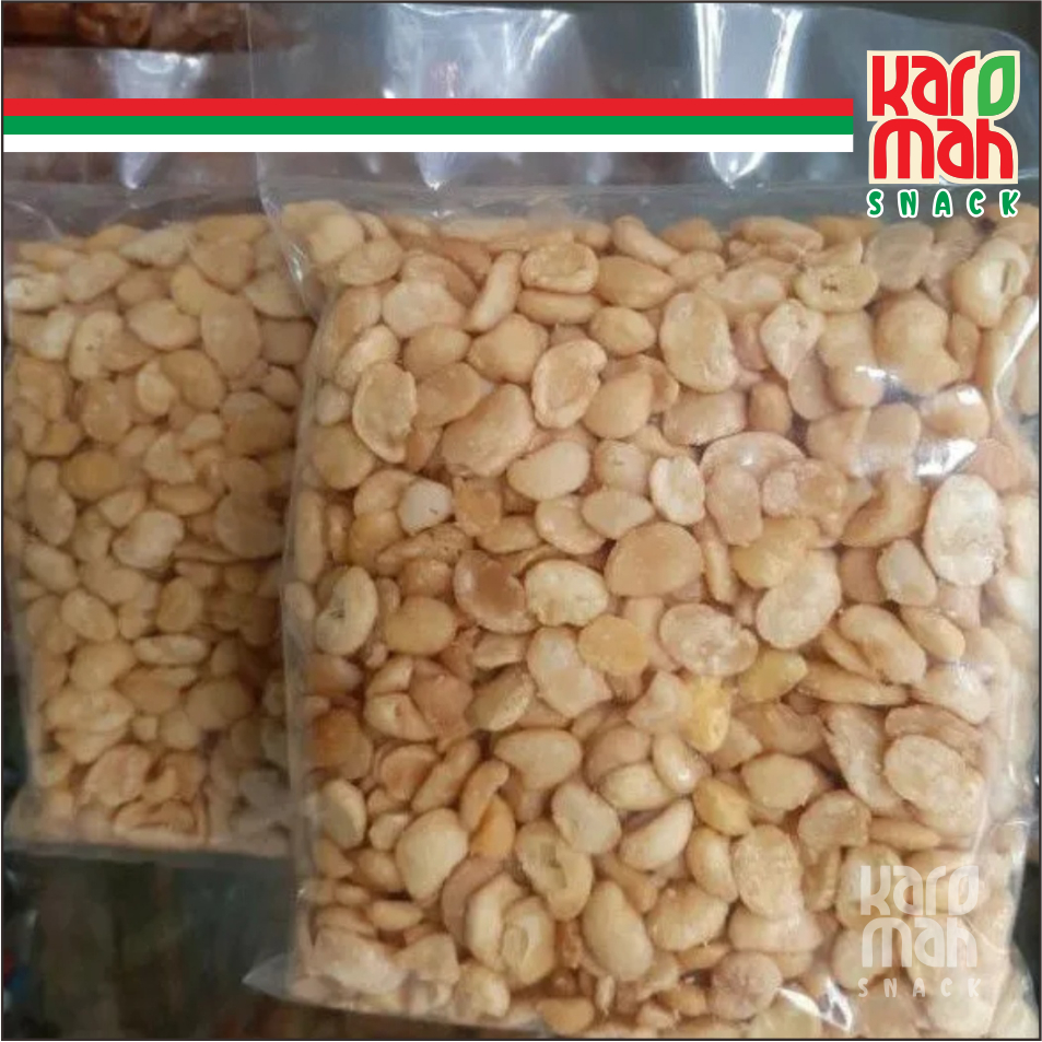

EXTRA PACKING KACANG KORO KUPAS PUTIH ASIN GURIH 500GR