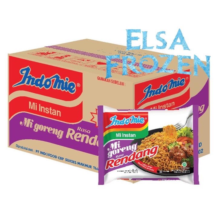 

INDOMIE GORENG RASA RENDANG 91GR / MIE INSTANT