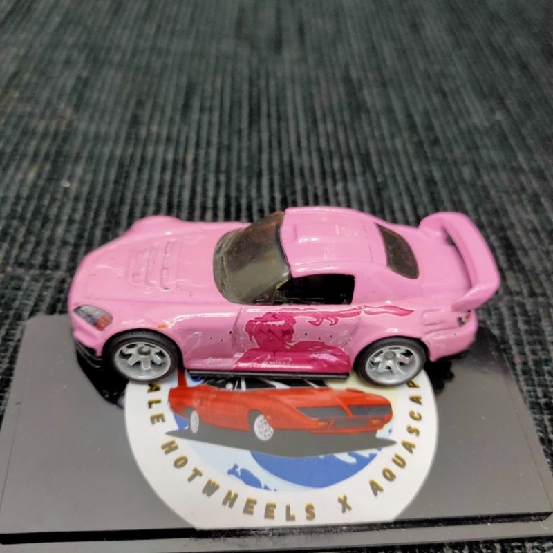 HOT WHEELS HONDA S2000 SUKI PINK CUSTOM SWAP WHEELS LOOSE  RARE