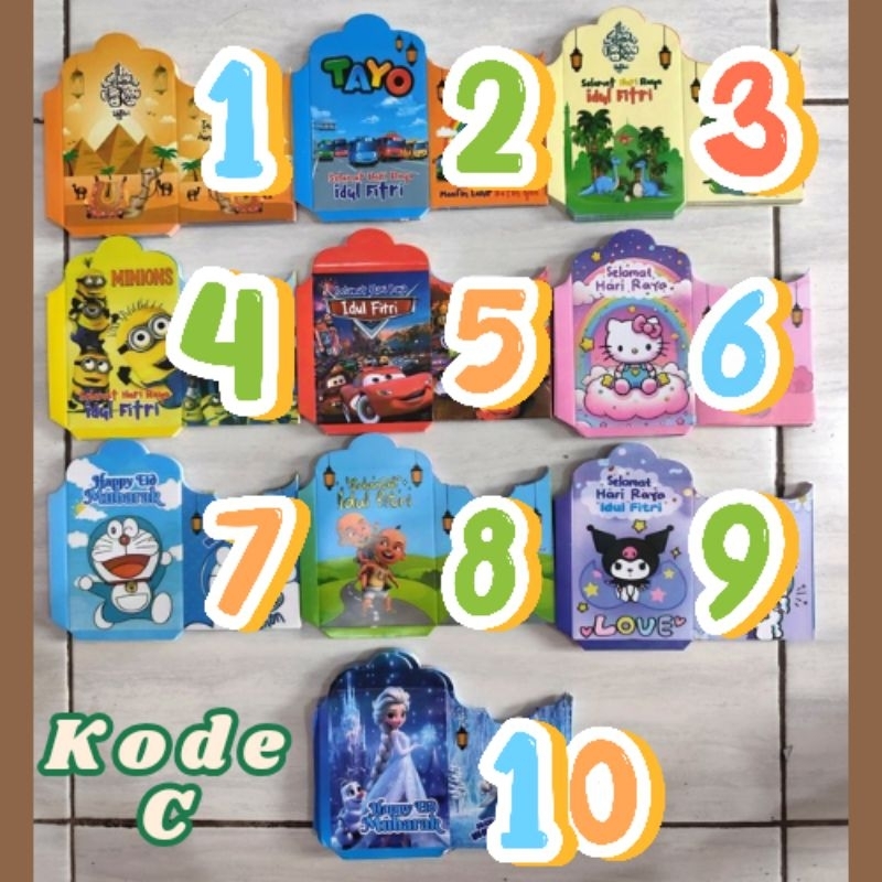 

Amplop lebaran 9rb dapat 100 lbr (blm di lem) 1 MOTIF MINIMAL 100 LEMBAR